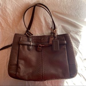 COACH JAYDEN Bronze Exotic Leather Bag 18741